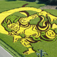 Illustration for article titled Behold These Incredible Artworks Grown from a Rice Field in Japan
